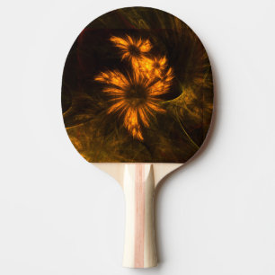 Raquette De Ping Pong Jardin mystique Art Abstrait