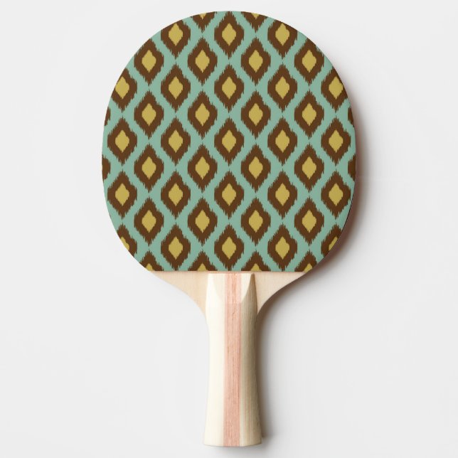 Raquette De Ping Pong Jaune bleu kikat moderne (Devant)