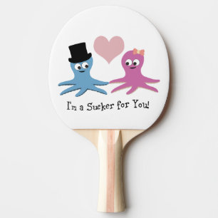 Raquette De Ping Pong Je suis un suceur pour toi ! Cute Octopi