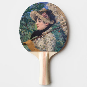 Raquette De Ping Pong Jeanne (Printemps) Par Édouard Manet