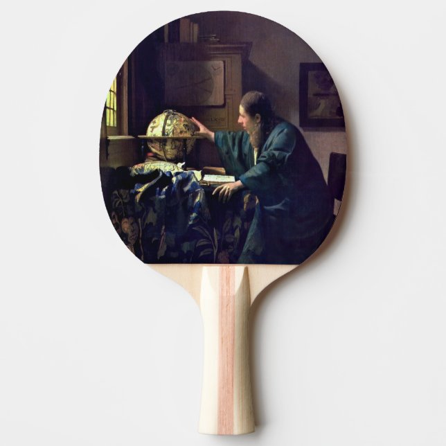 Raquette De Ping Pong Johannes Vermeer - L'astronome (Devant)