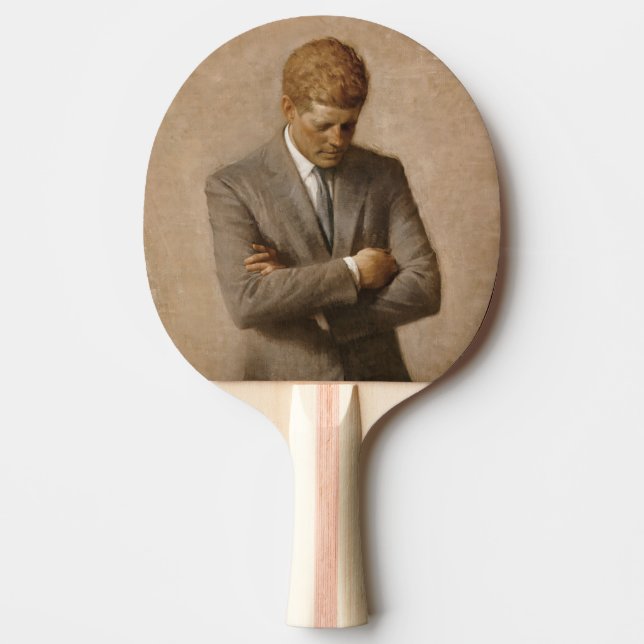 Raquette De Ping Pong John Kennedy Portrait de la Maison-Blanche préside (Devant)