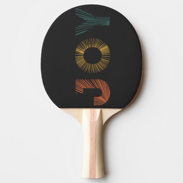 Raquette De Ping Pong Joie Colorée (Devant)