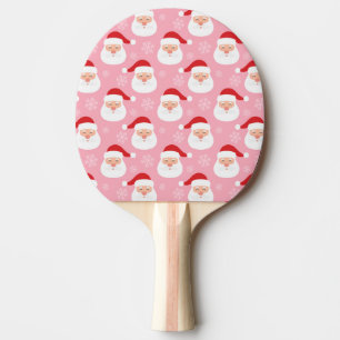 Raquette De Ping Pong Joli Cartoon Père Noël