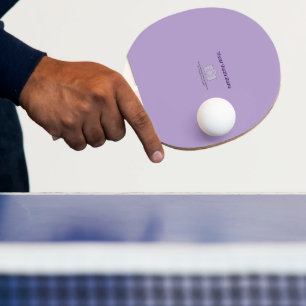 Raquette De Ping Pong Joli Pastel Lilac / Lavande / Violet