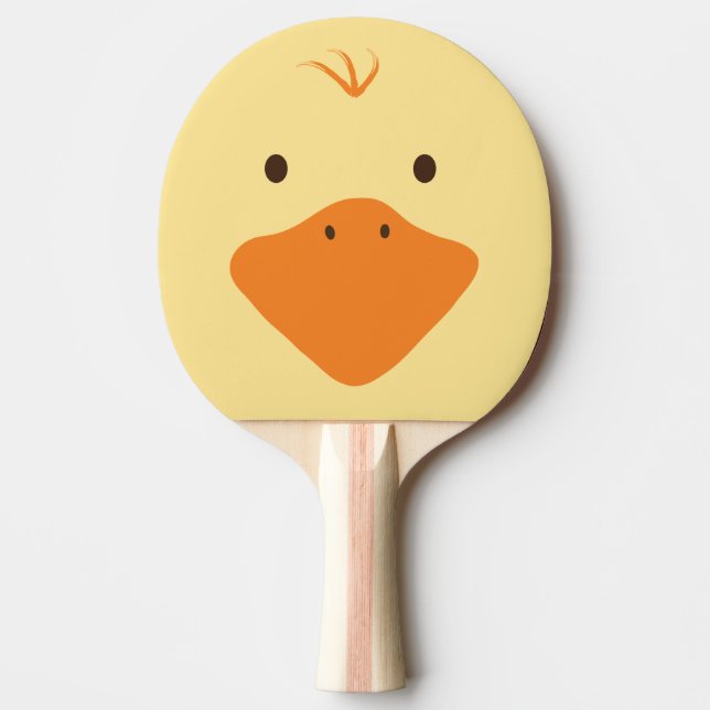 Raquette De Ping Pong Joli Petit Visage Ducky (Devant)