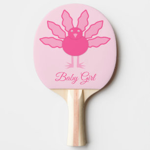 Raquette De Ping Pong Jolie fille rose Thanksgiving Turquie Custom