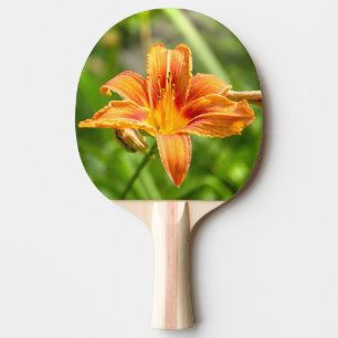 Raquette De Ping Pong Jolie grande fleur Lily photo