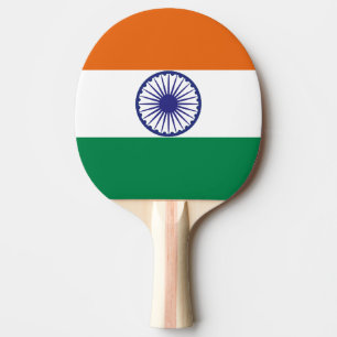 Raquette De Ping Pong Jouer avec fierté en utilisant le Tricolor indien