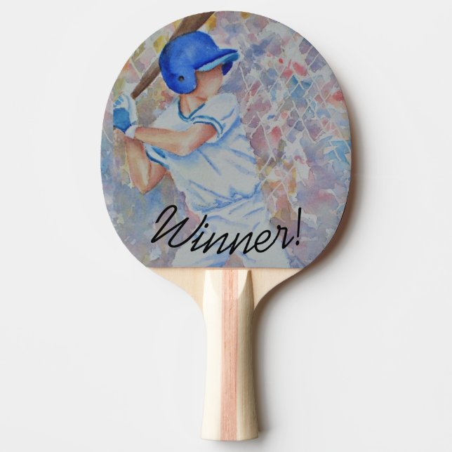 Raquette De Ping Pong Joueur de baseball gagnant (Devant)