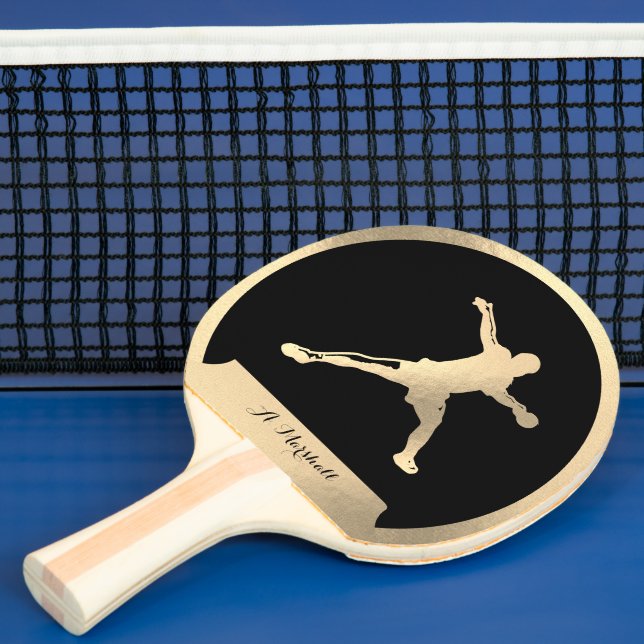 Raquette De Ping Pong Joueur de ping-pong doré (Insitu)