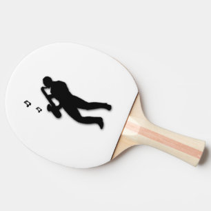 Raquette De Ping Pong Joueur de saxophone