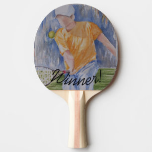Raquette De Ping Pong Joueur de tennis gagnant