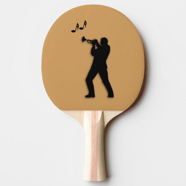 Raquette De Ping Pong Joueur de trompettes (Dos)