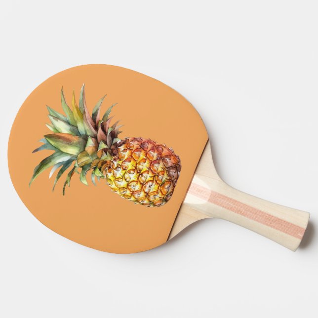 Raquette De Ping Pong Joyeux ananas tropical (Côté)