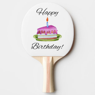 Raquettes De Ping Pong Gateau Zazzle Fr