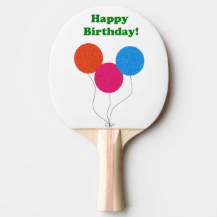 Equipement Anniversaire Joyeux Anniversaire De Ping Pong Zazzle Fr