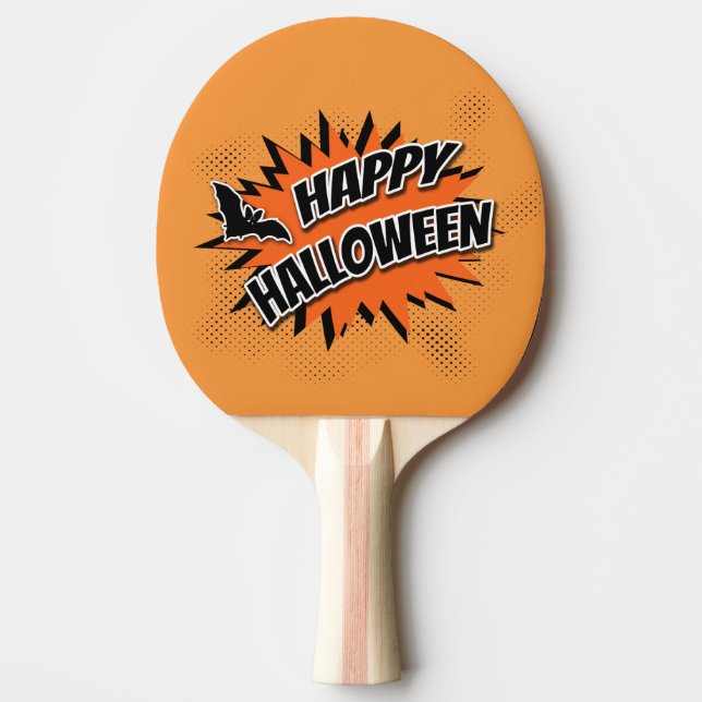 Raquette De Ping Pong Joyeux Halloween (Devant)