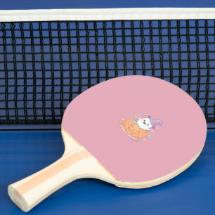 Raquette De Ping Pong Joyeux Halloween petite citrouille fantôme 
