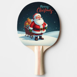 Raquette De Ping Pong Joyeux Noël