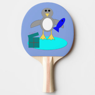 Raquette De Ping Pong Joyeux Noël Pêche pingouin ping pong paddle
