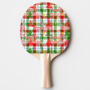 Raquette De Ping Pong Joyeux tatan décoratif de Noël