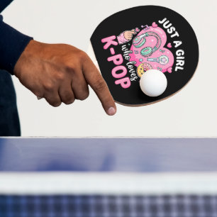 Raquette De Ping Pong Juste une fille qui aime la K-Pop