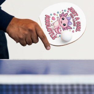 Raquette De Ping Pong Juste une fille qui aime les axolotls