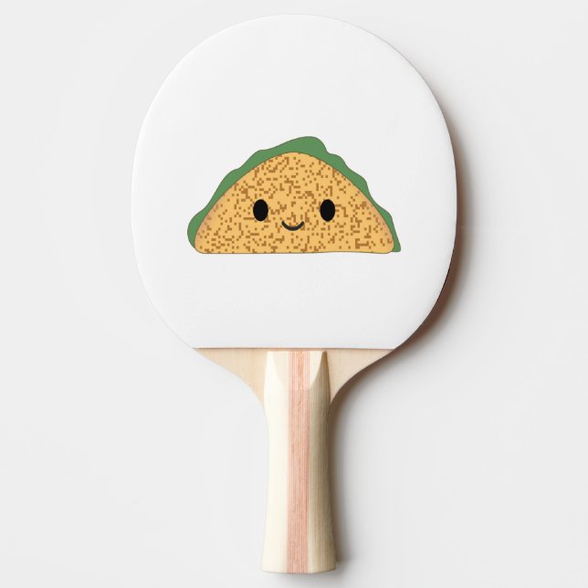 Raquette De Ping Pong Kawaii Taco (Devant)