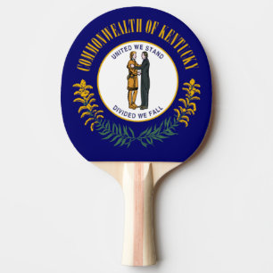 Raquette De Ping Pong Kentucky : Drapeau d'État américain du Commonwealt