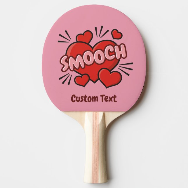 Raquette De Ping Pong Kissing Comic Sound Effect (Devant)