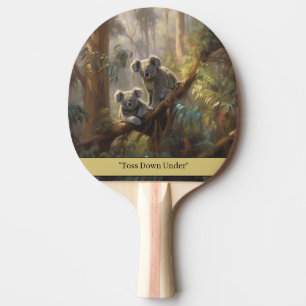 Raquette De Ping Pong Koala Forest Dreams, coutume