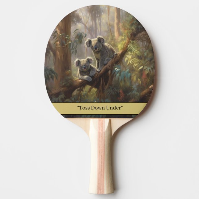 Raquette De Ping Pong Koala Forest Dreams, coutume (Devant)