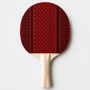 Raquette De Ping Pong Kouffieh palestinien motif de carte de la Palest
