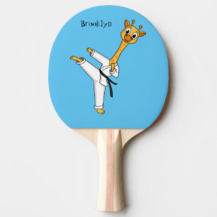 Raquette De Ping Pong Kung Fu giraffe