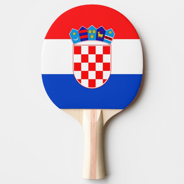 Raquette De Ping Pong La Croatie (Devant)