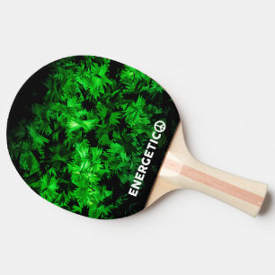 Raquette De Ping Pong La lumière dans le Motif sombre
