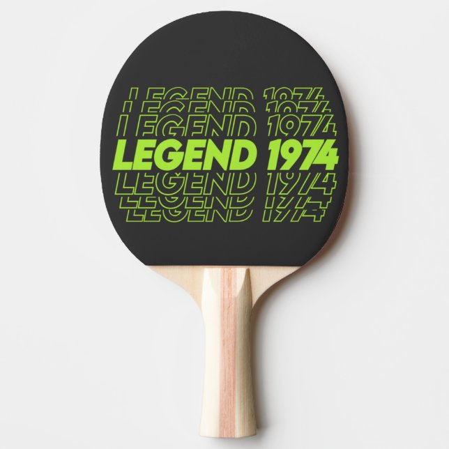 Raquette De Ping Pong La Naissance Des Légendes 1974 (Devant)