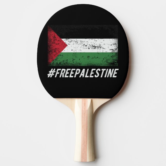 Raquette De Ping Pong La Palestine libre avec la Palestine (Devant)