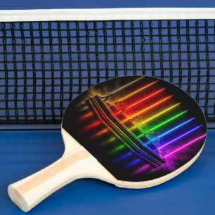 Raquette De Ping Pong La performance de danse de SlipperyJoe célébrant l