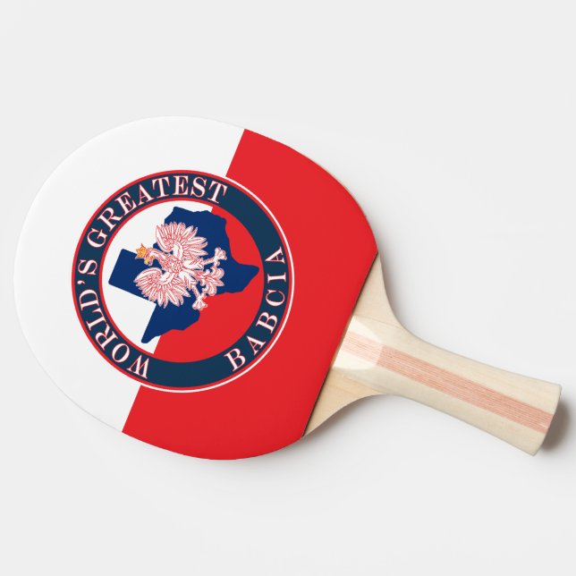 Raquette De Ping Pong La plus grande Babcie du monde (Côté)