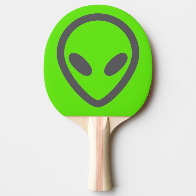 Raquette De Ping Pong La Science étrangère verte d'amusement (Devant)