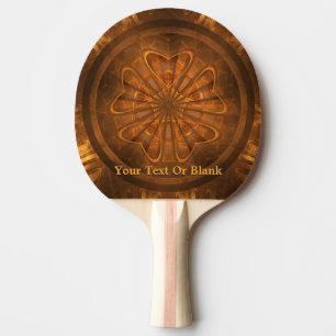 Raquette De Ping Pong La sculpture sur bois