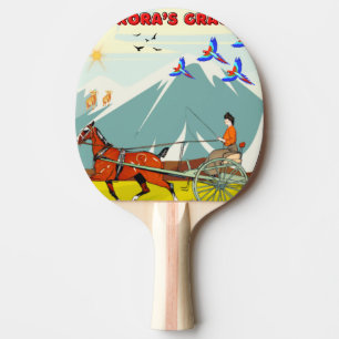 Raquette De Ping Pong La splendeur de la nature, l’harmonie