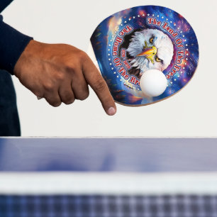 Raquette De Ping Pong La Terre Des Hommes Libres Feu D'artifice Aigle Br