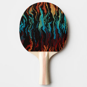 Raquette De Ping Pong L'abstrait incendie
