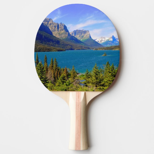 Raquette De Ping Pong Lac st. Mary, parc national de glacier, Montana (Devant)