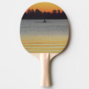 Raquette De Ping Pong Lac Wendouree Calme Avant la Tombée de la Nuit