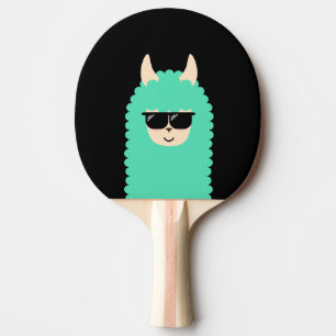 Raquette De Ping Pong Lama semi-transparent frais Emoji