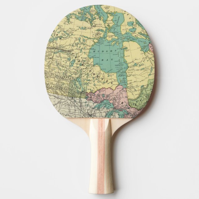 Raquette De Ping Pong L'Amérique britannique (Devant)